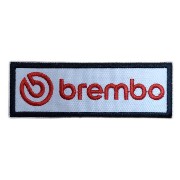 Parche bordado Brembo 10 x 3,5 cm. (MA-425)