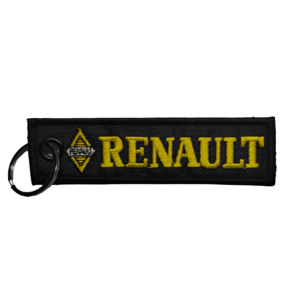 Llavero bordado RENAULT 10 x 2,5 cm. (LLA-026)