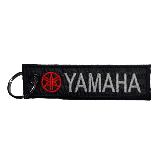 Llavero bordado YAMAHA 10 x 2,5 cm. (LLA-031)