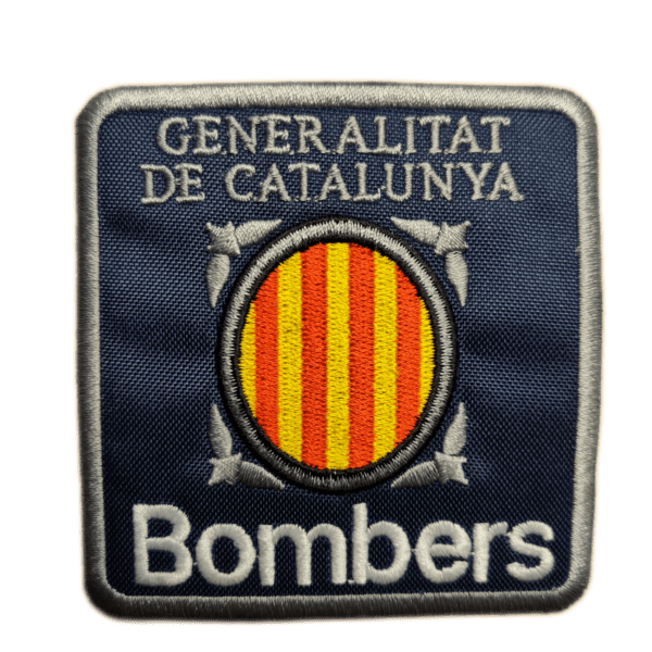 Parche bordado BOMBERS GENERALITAT DE CATALUNYA 8 x 8 cm. (SER-014)