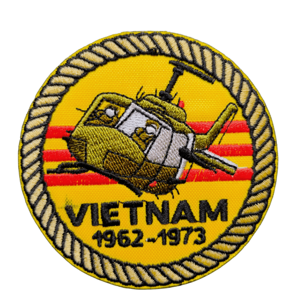 Parche bordado VIETNAM HELICÓPTEROS 8 x 8 cm. (MI-214)